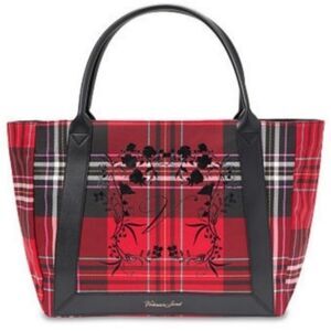 Victoria's Secret Festive 2020 Winter Red Plaid Tote Bag NEW